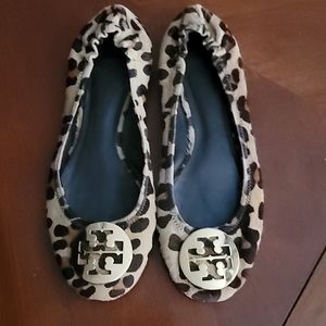 Leopard Reva Tory Burch flats